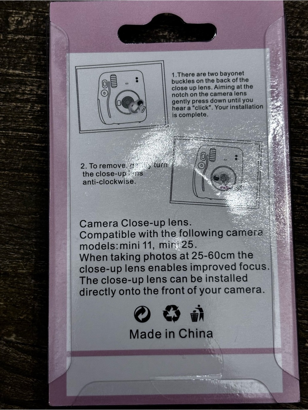 Close-Up Lens Accessory for Instax Mini 11